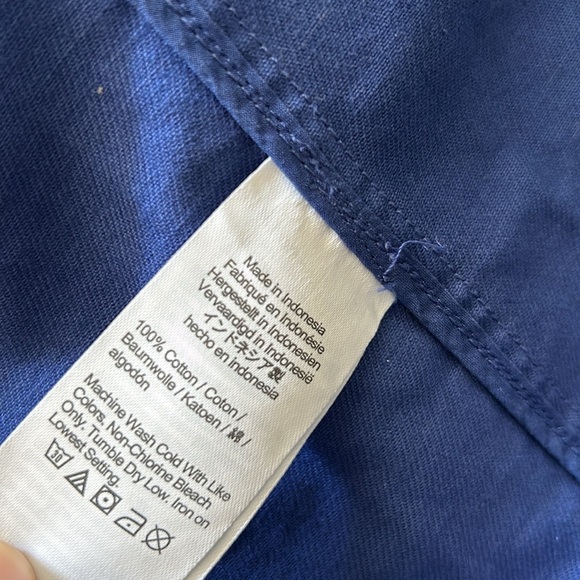 Madewell Indigo Blue Denim Double Breasted Casual Blazer - Picture 3 of 8